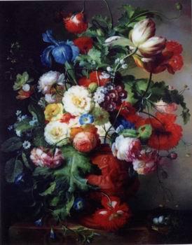 unknow artist Floral, beautiful classical still life of flowers.052 oil painting picture